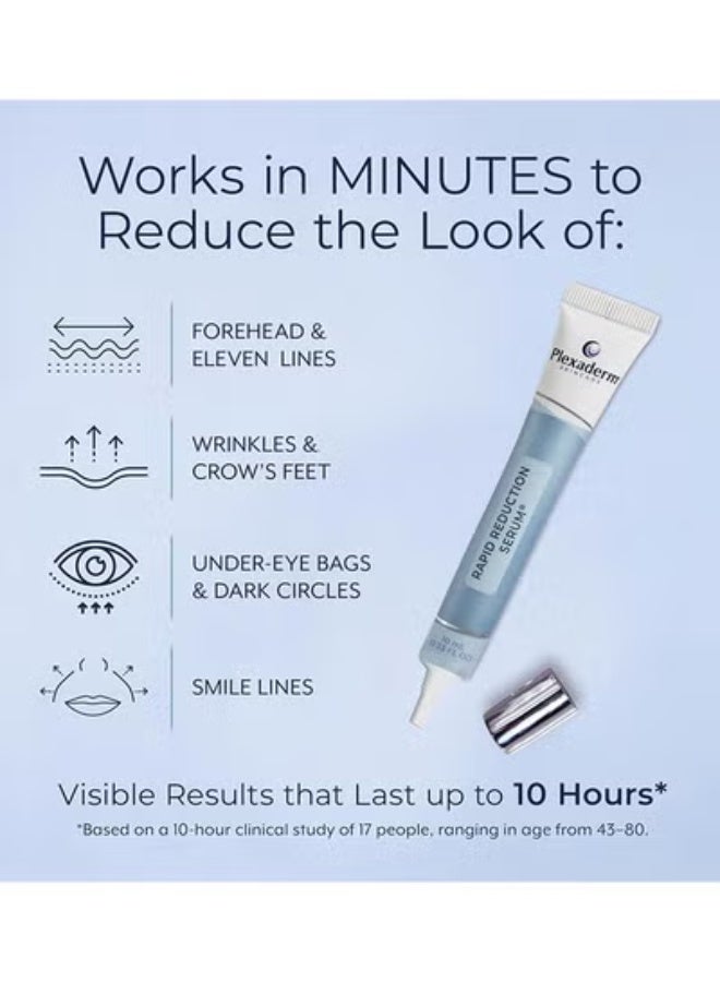 بليكساديرم مصل العين سريع التقليل - يقلل بشكل واضح من الانتفاخات تحت العين والتجاعيد والهالات السوداء والخطوط الدقيقة وأقدام الغراب على الفور ، مزيل التجاعيد المضاد للشيخوخة للوجه ، أنبوب بالحجم الكامل - Image 3